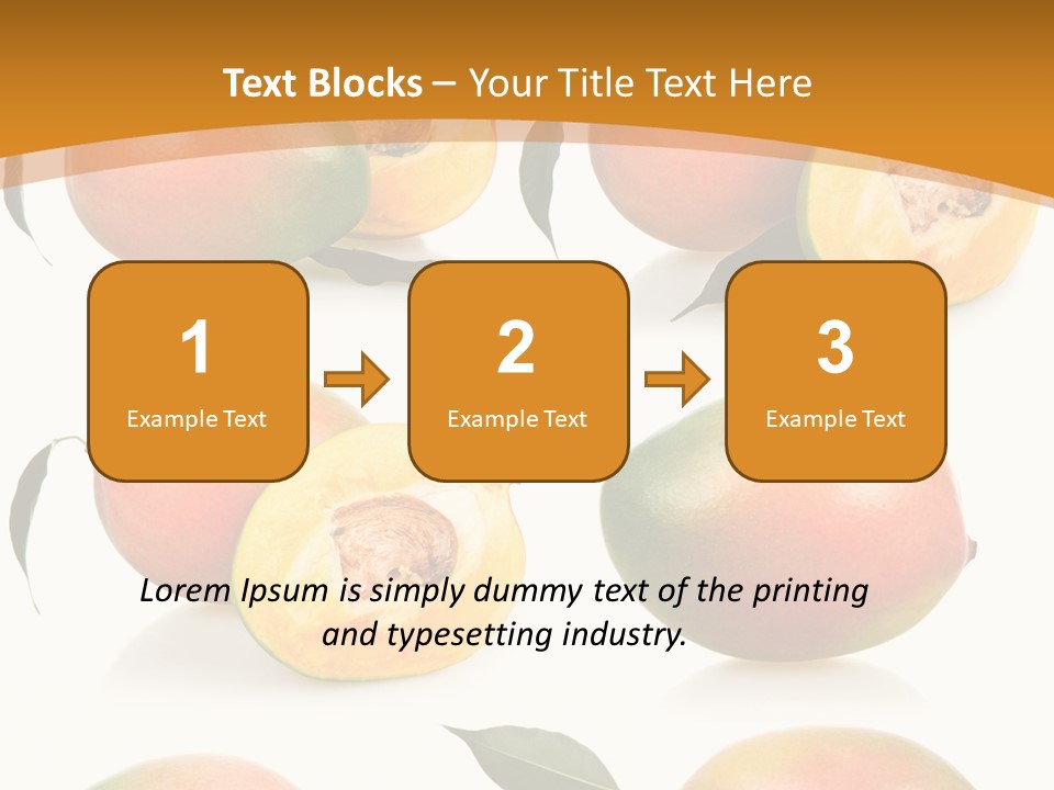 Chopped Mango Tropical PowerPoint Template