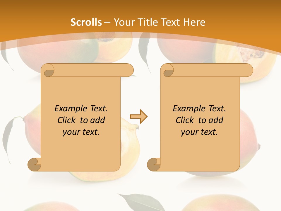 Chopped Mango Tropical PowerPoint Template