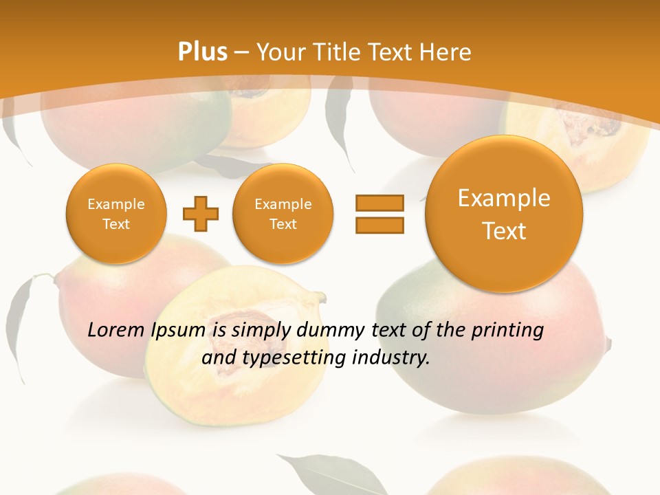 Chopped Mango Tropical PowerPoint Template