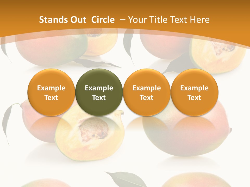 Chopped Mango Tropical PowerPoint Template
