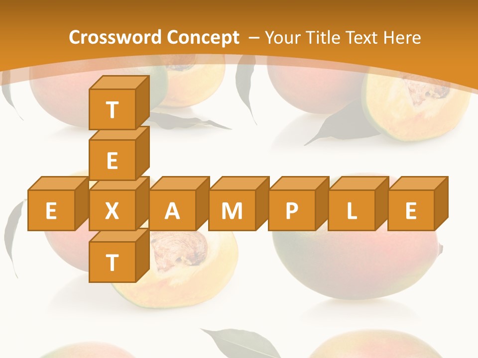 Chopped Mango Tropical PowerPoint Template