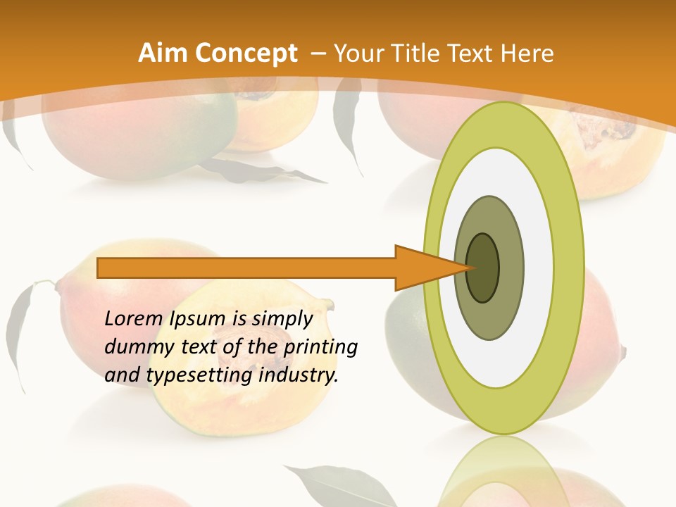 Chopped Mango Tropical PowerPoint Template