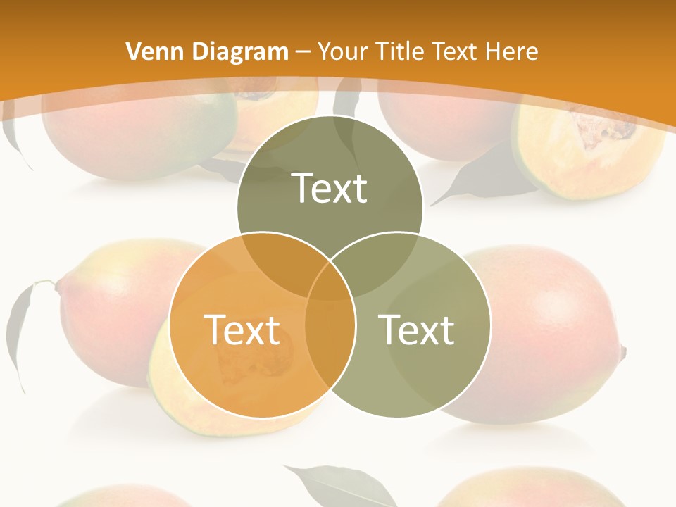 Chopped Mango Tropical PowerPoint Template