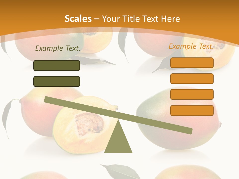 Chopped Mango Tropical PowerPoint Template
