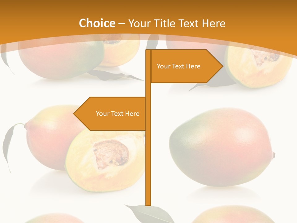 Chopped Mango Tropical PowerPoint Template
