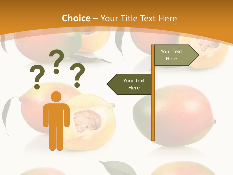 Chopped Mango Tropical PowerPoint Template