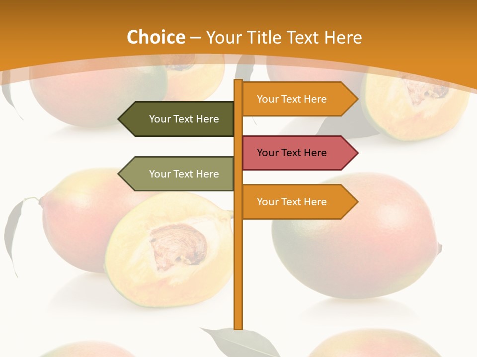 Chopped Mango Tropical PowerPoint Template