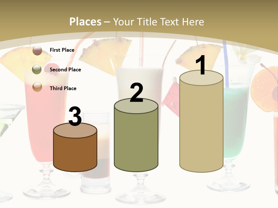 Sunrise Daiquiri Tequila PowerPoint Template