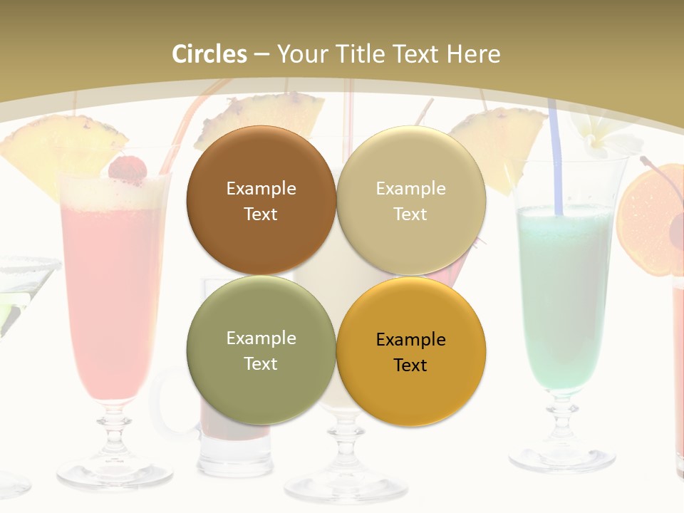 Sunrise Daiquiri Tequila PowerPoint Template