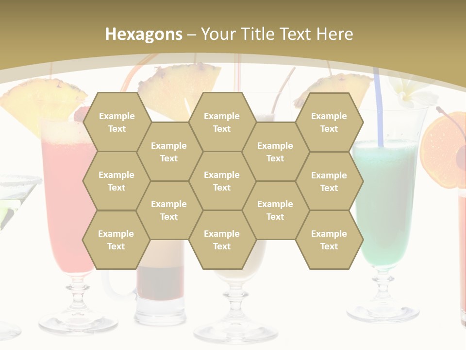 Sunrise Daiquiri Tequila PowerPoint Template