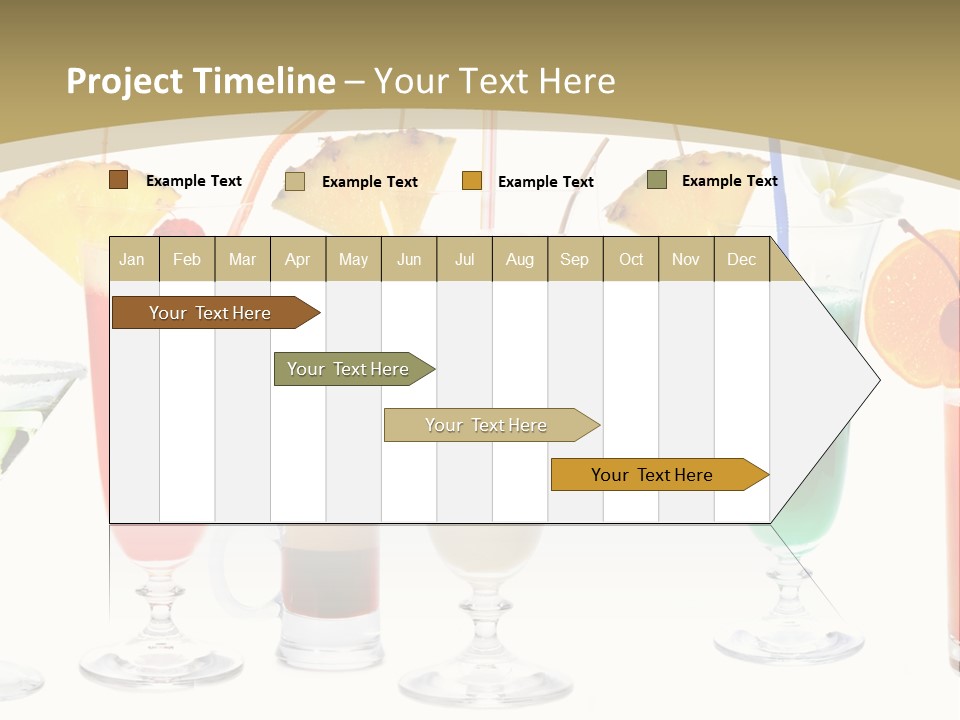 Sunrise Daiquiri Tequila PowerPoint Template