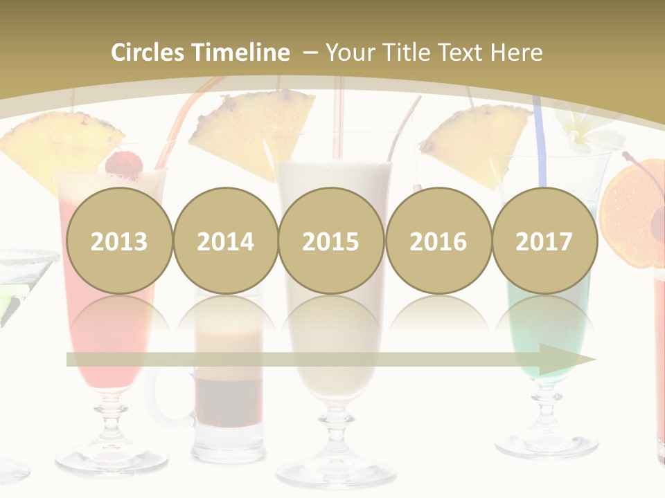 Sunrise Daiquiri Tequila PowerPoint Template