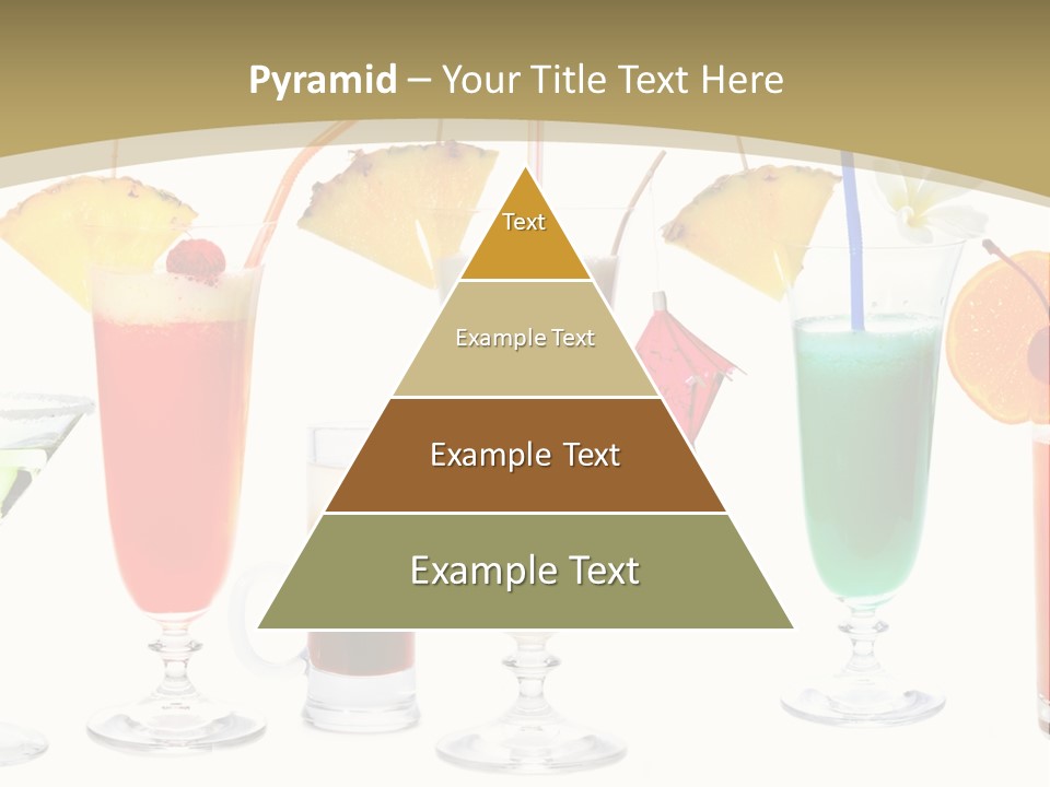 Sunrise Daiquiri Tequila PowerPoint Template