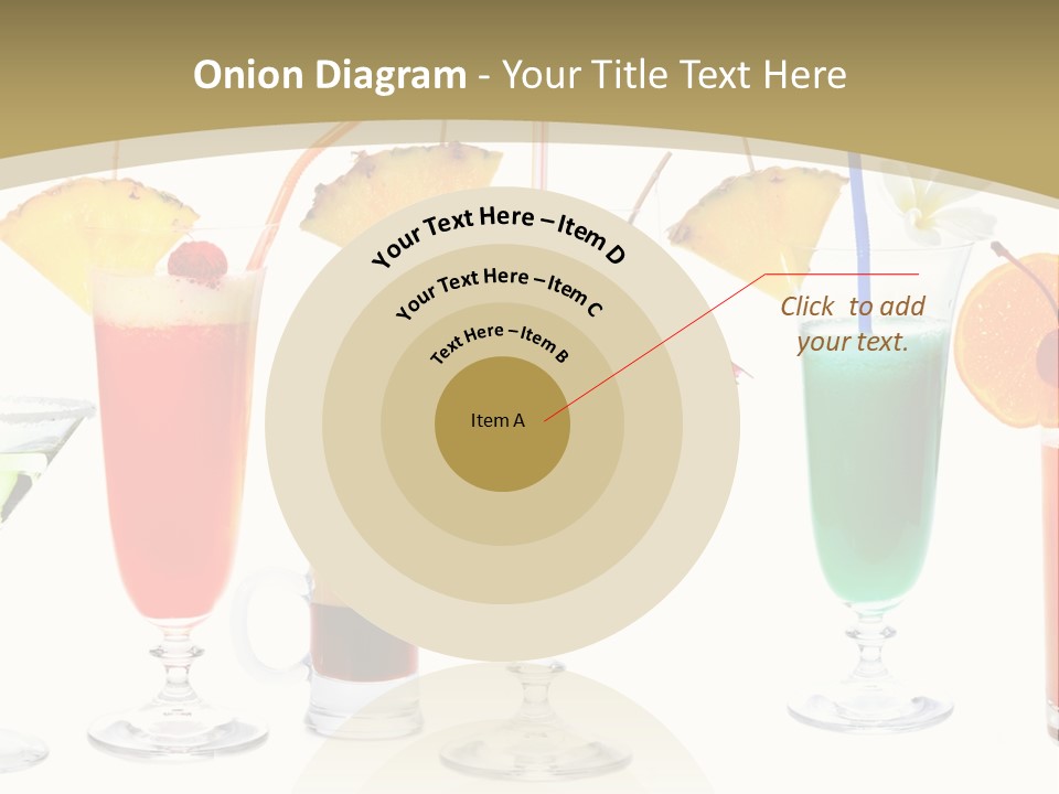 Sunrise Daiquiri Tequila PowerPoint Template