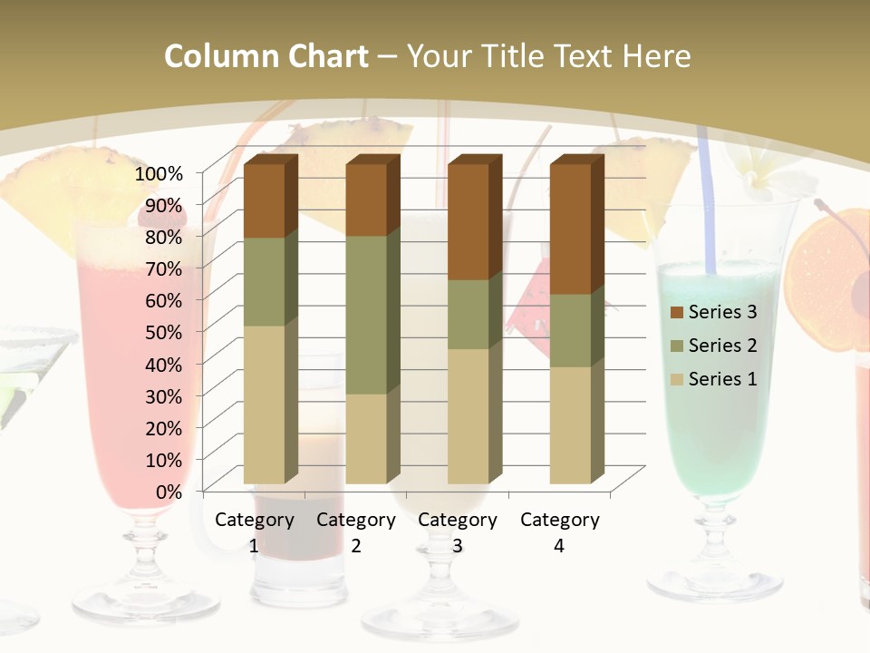 Sunrise Daiquiri Tequila PowerPoint Template