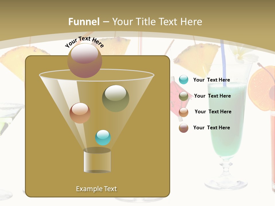 Sunrise Daiquiri Tequila PowerPoint Template