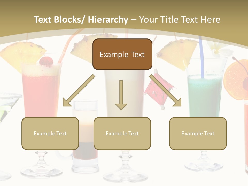 Sunrise Daiquiri Tequila PowerPoint Template