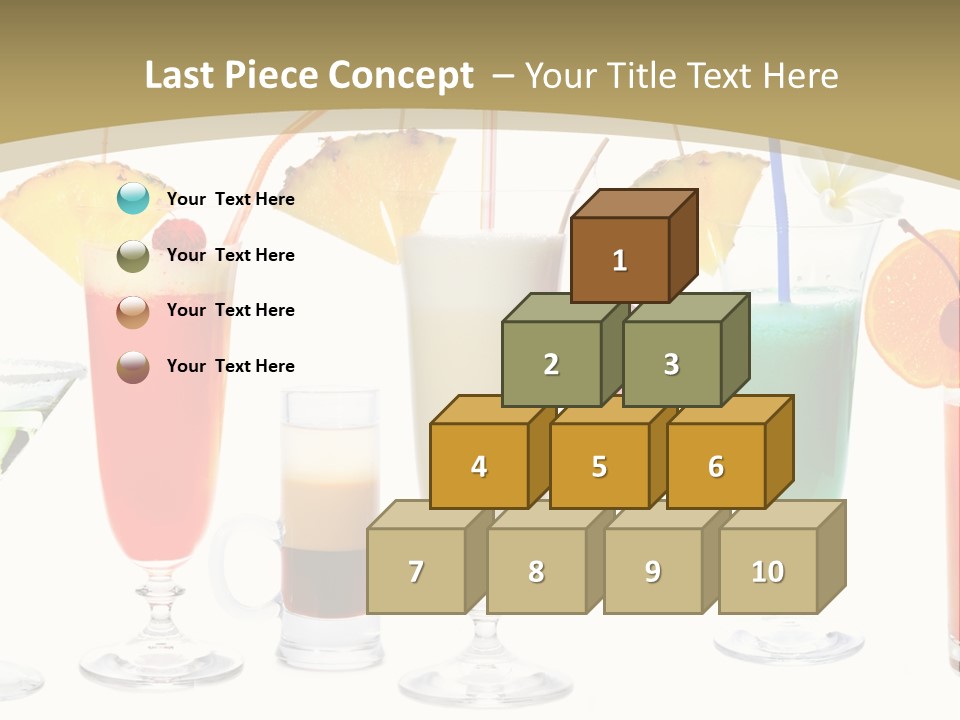 Sunrise Daiquiri Tequila PowerPoint Template