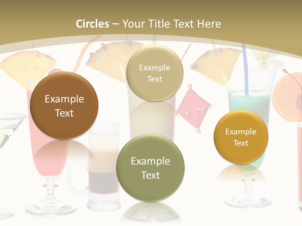 Sunrise Daiquiri Tequila PowerPoint Template