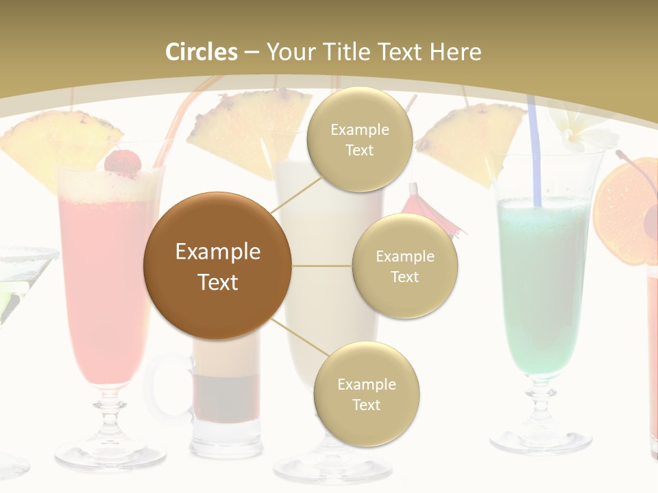 Sunrise Daiquiri Tequila PowerPoint Template