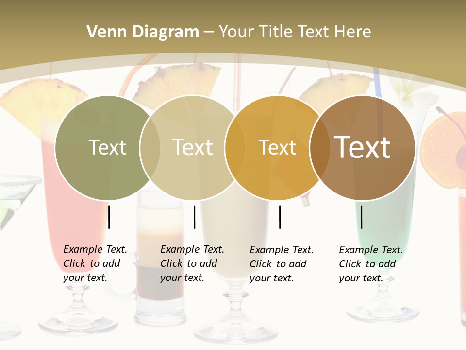 Sunrise Daiquiri Tequila PowerPoint Template