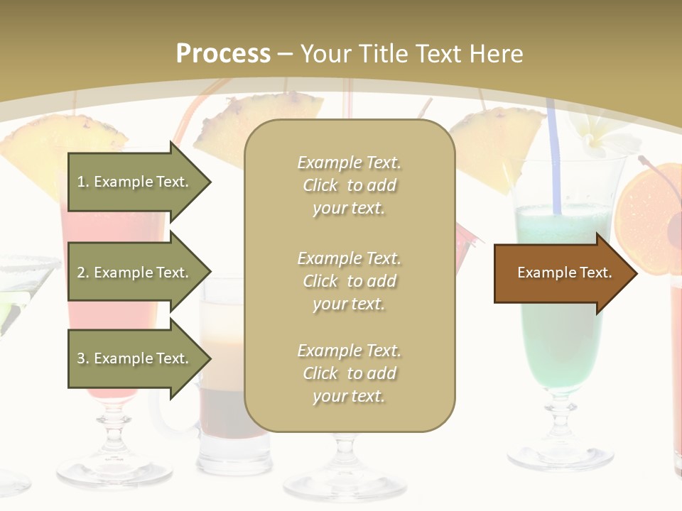 Sunrise Daiquiri Tequila PowerPoint Template