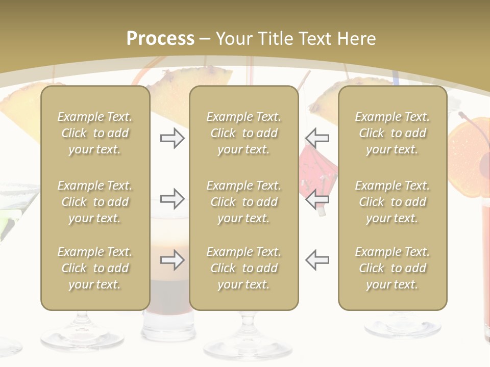 Sunrise Daiquiri Tequila PowerPoint Template