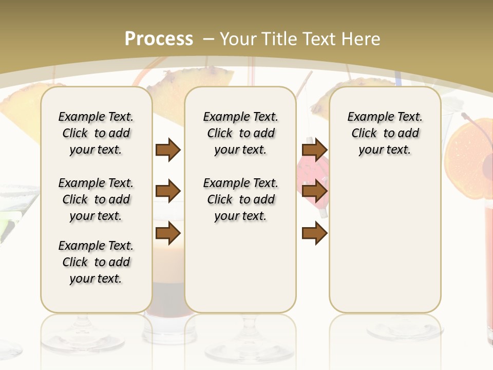 Sunrise Daiquiri Tequila PowerPoint Template