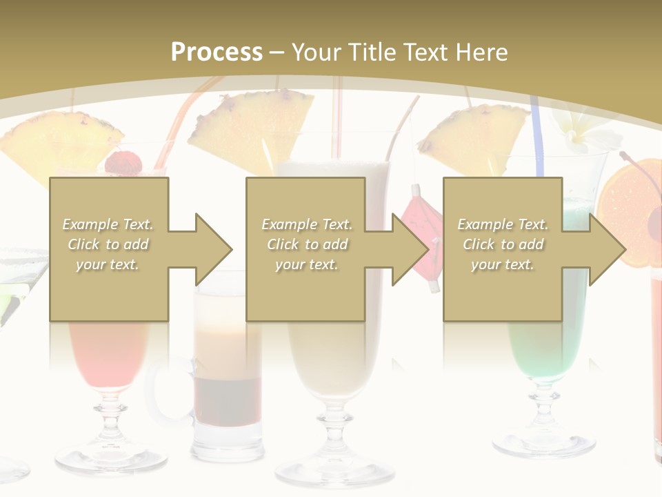 Sunrise Daiquiri Tequila PowerPoint Template