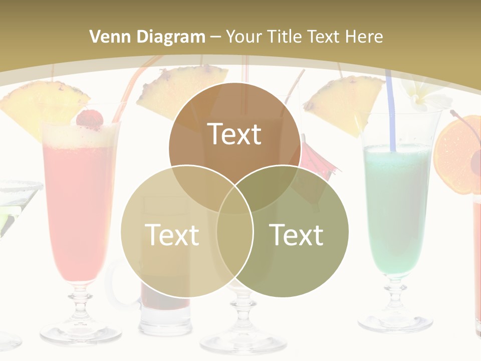 Sunrise Daiquiri Tequila PowerPoint Template