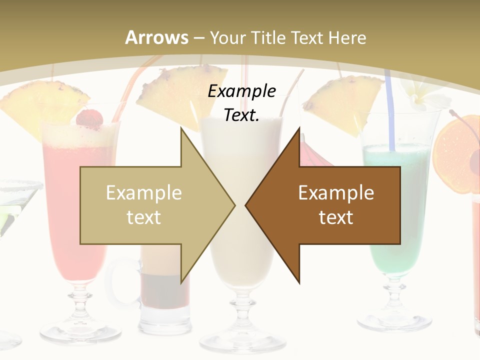 Sunrise Daiquiri Tequila PowerPoint Template