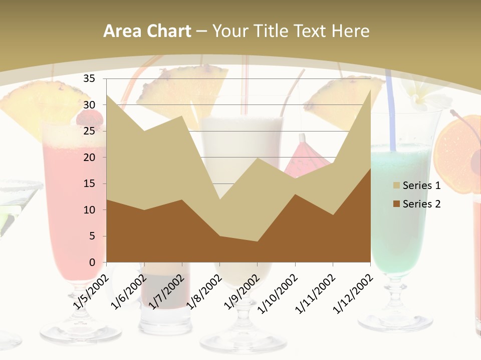 Sunrise Daiquiri Tequila PowerPoint Template
