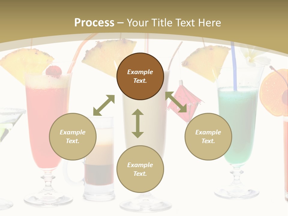 Sunrise Daiquiri Tequila PowerPoint Template