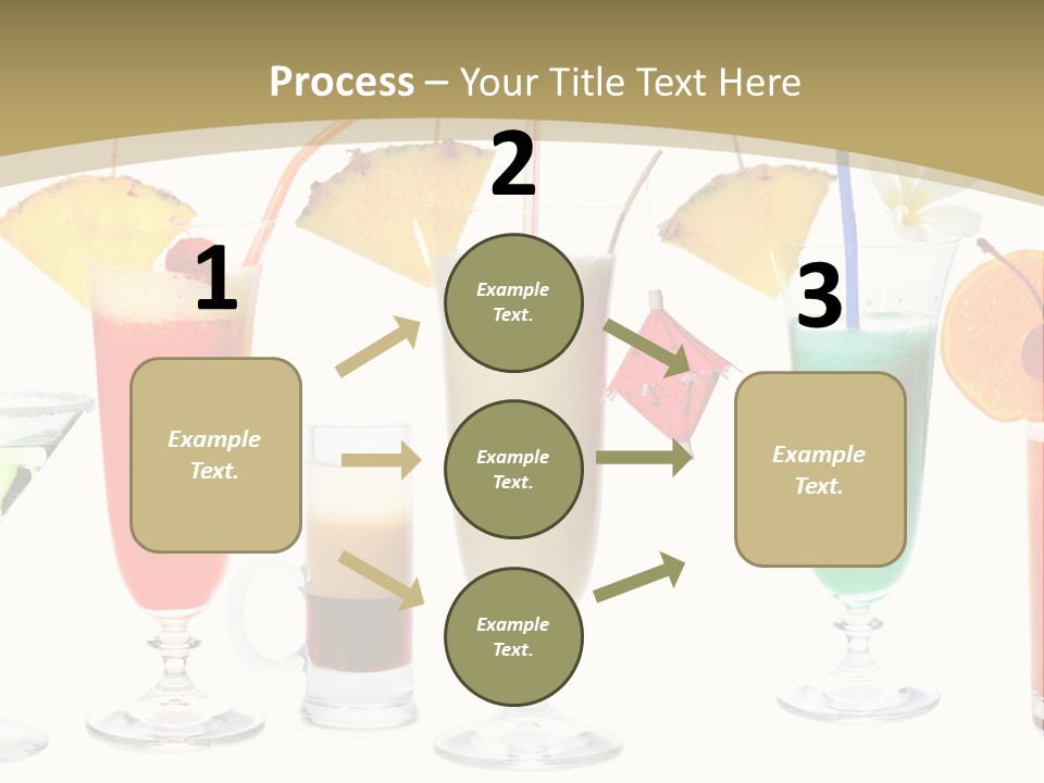 Sunrise Daiquiri Tequila PowerPoint Template