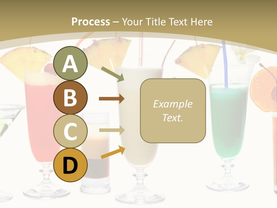 Sunrise Daiquiri Tequila PowerPoint Template