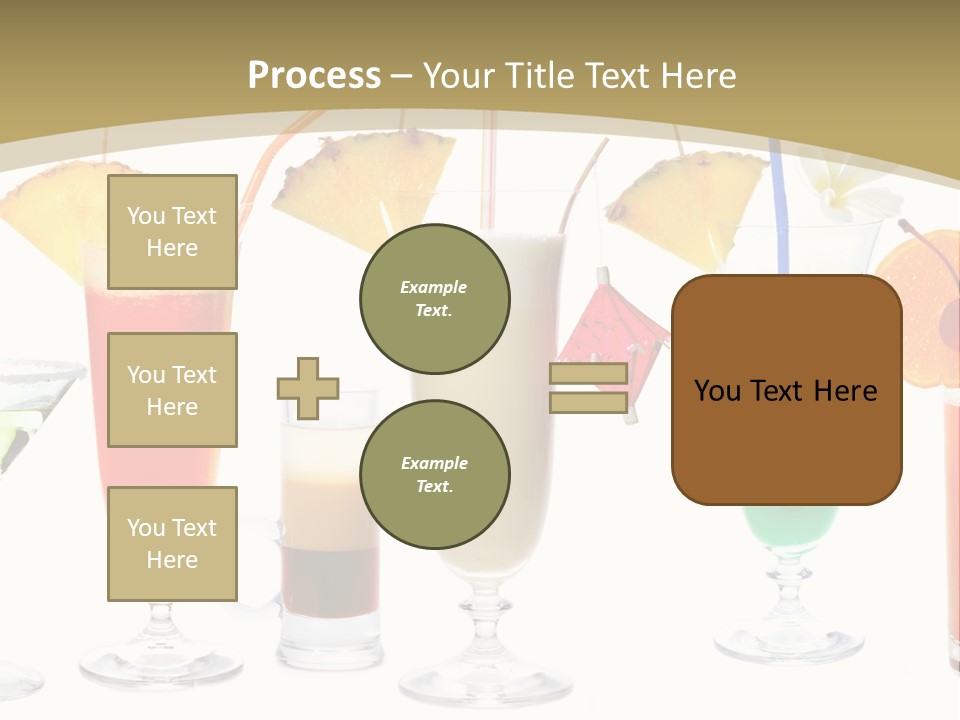 Sunrise Daiquiri Tequila PowerPoint Template
