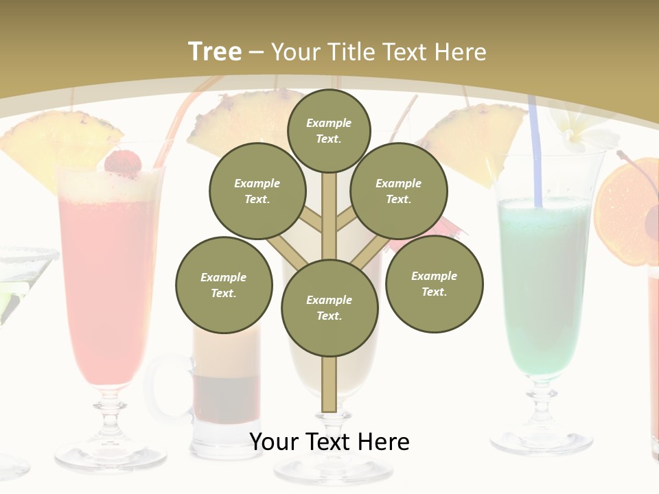 Sunrise Daiquiri Tequila PowerPoint Template