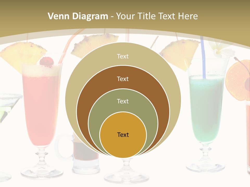 Sunrise Daiquiri Tequila PowerPoint Template