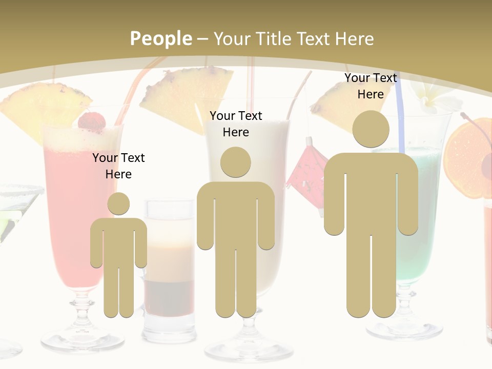 Sunrise Daiquiri Tequila PowerPoint Template