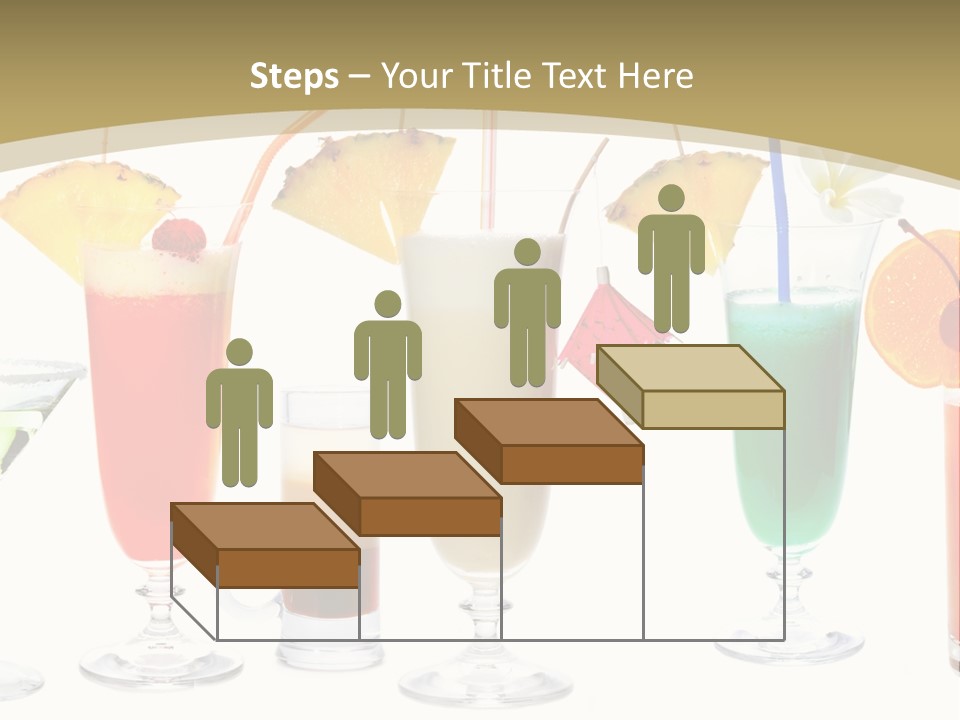 Sunrise Daiquiri Tequila PowerPoint Template