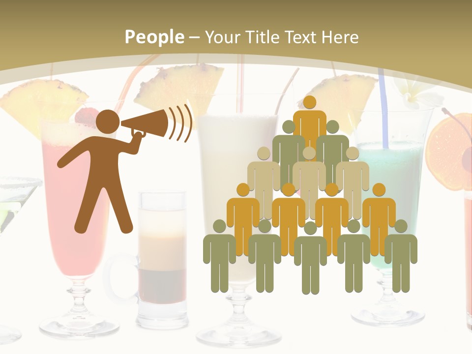 Sunrise Daiquiri Tequila PowerPoint Template