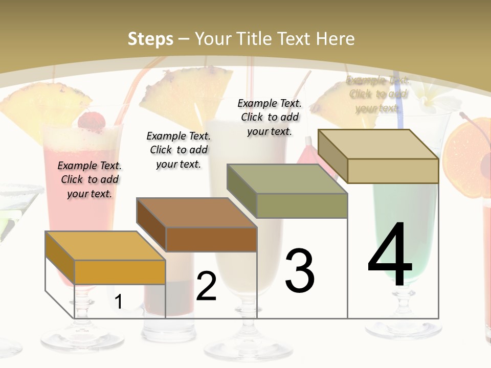 Sunrise Daiquiri Tequila PowerPoint Template