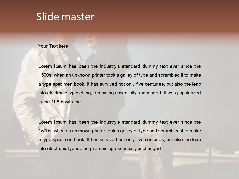 Glamour Evening Young PowerPoint Template