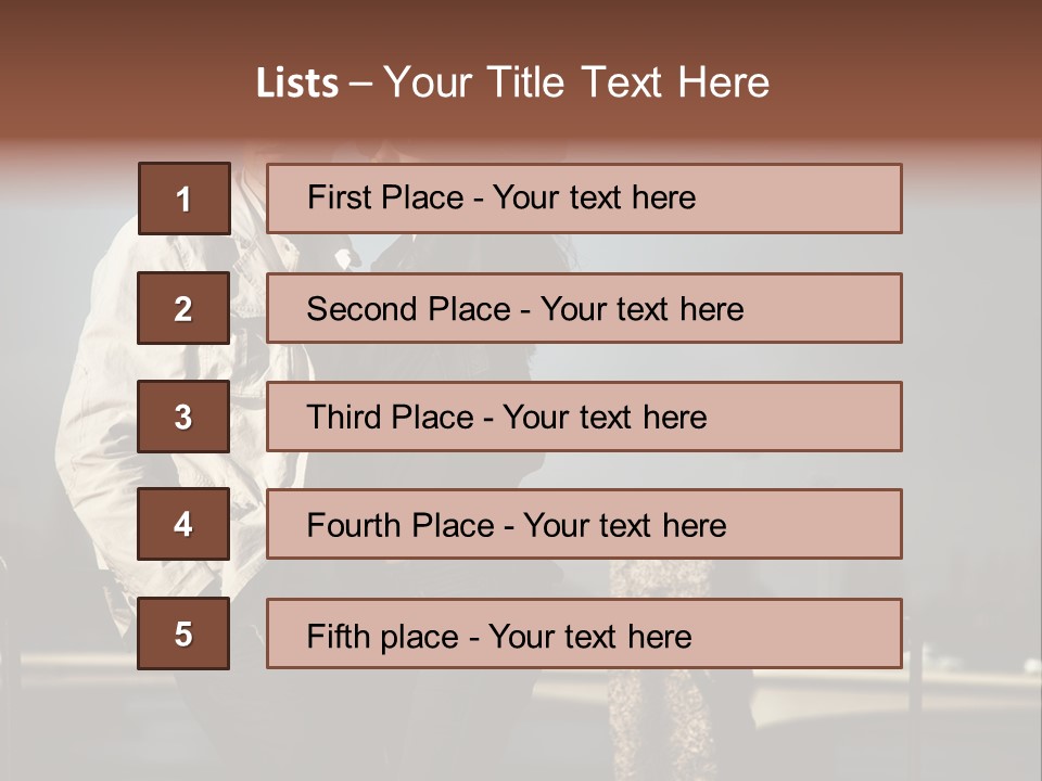 Glamour Evening Young PowerPoint Template