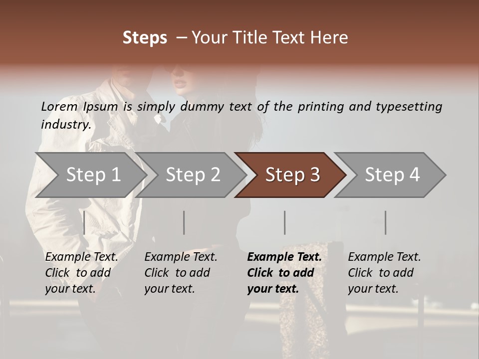 Glamour Evening Young PowerPoint Template