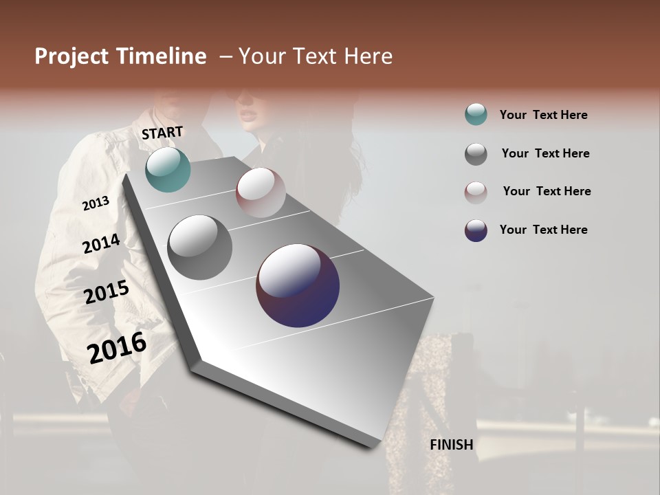 Glamour Evening Young PowerPoint Template