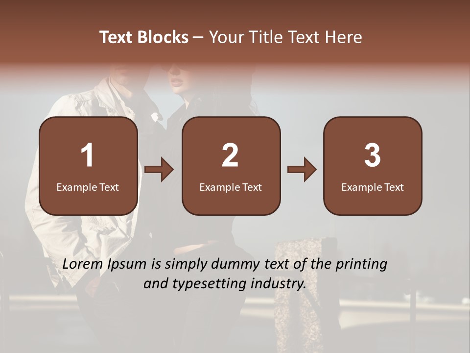 Glamour Evening Young PowerPoint Template