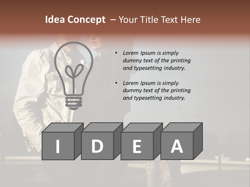 Glamour Evening Young PowerPoint Template