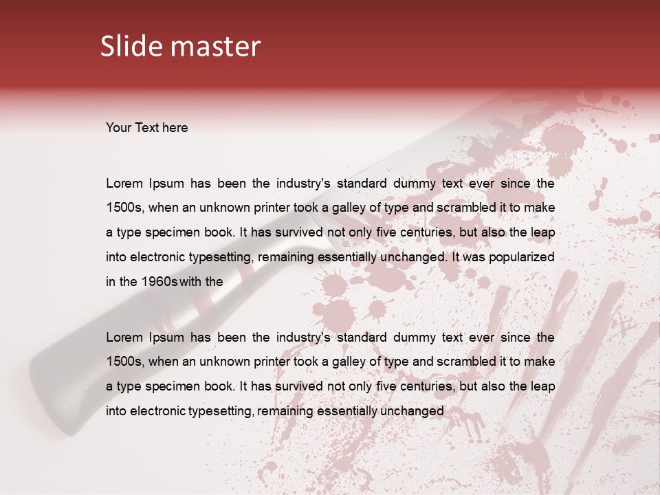 Handle Hostage Hospital PowerPoint Template