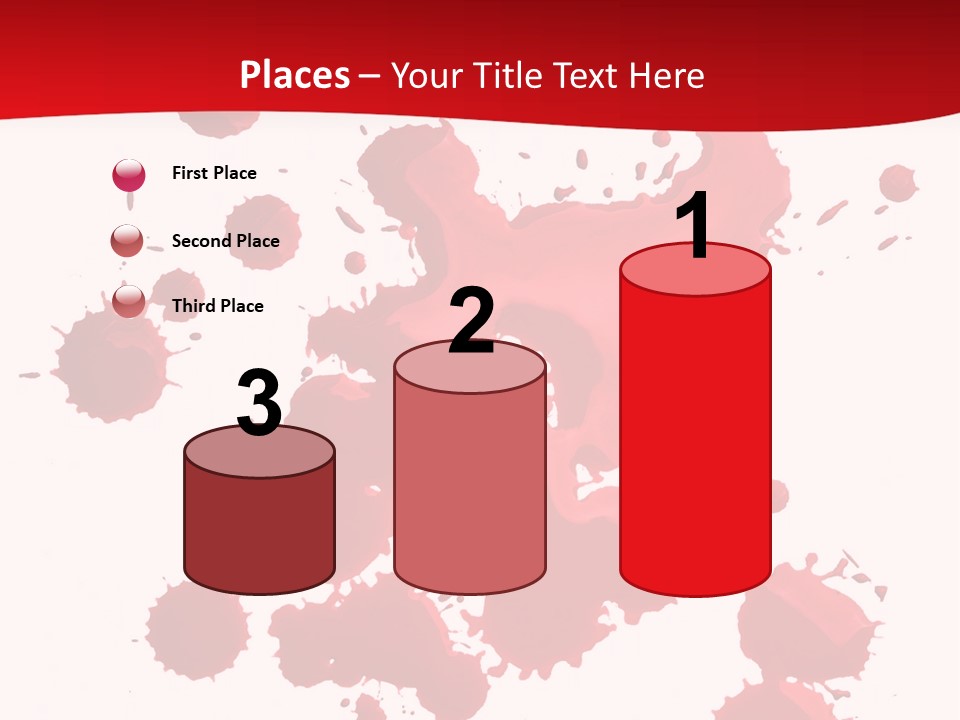 Paint Blood Artistic PowerPoint Template